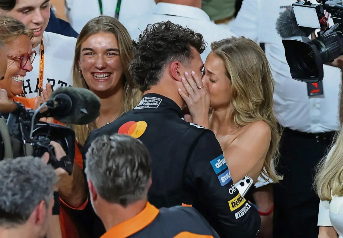 Lando Norris e Margarida Corceiro