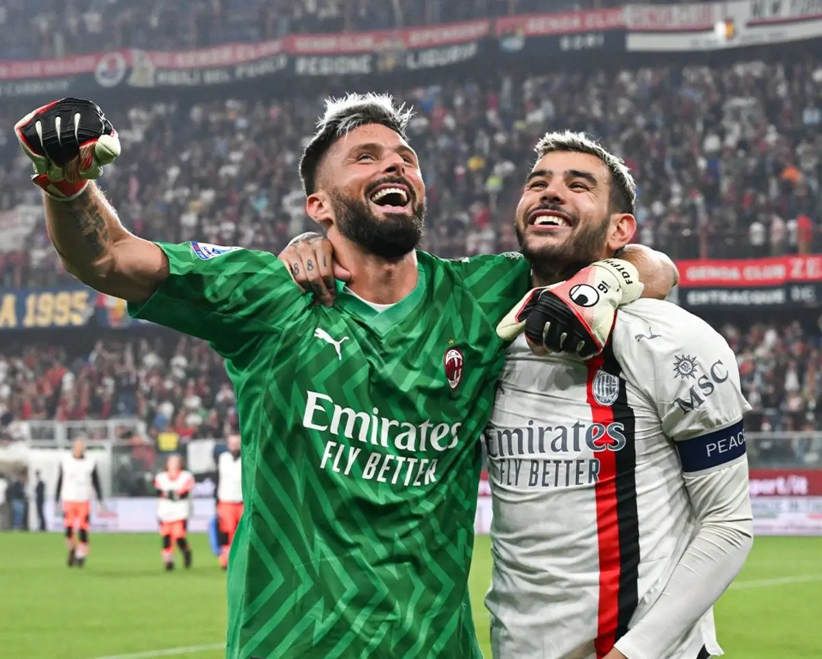 Olivier Giroud foi guarda-redes pelo Milan