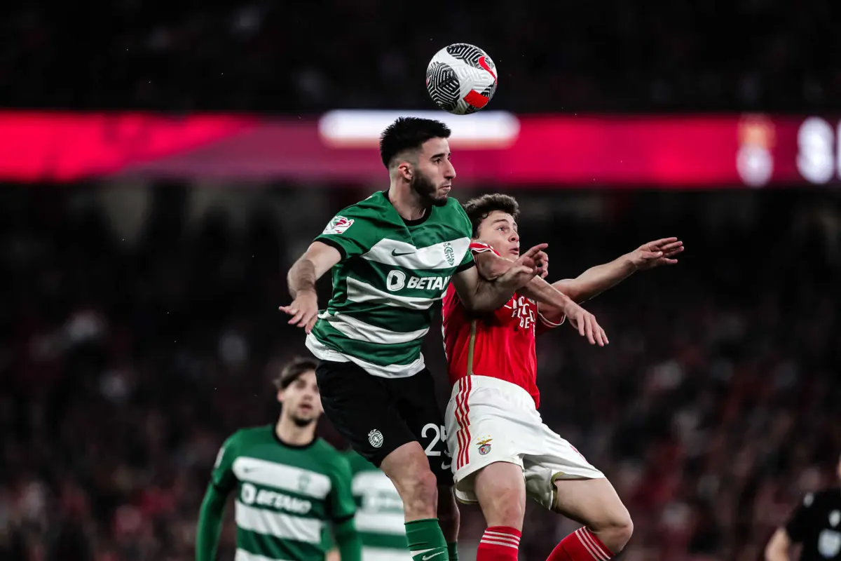 Gonçalo Inácio com João Neves (créditos: Mário Vasa / Global Imagens)