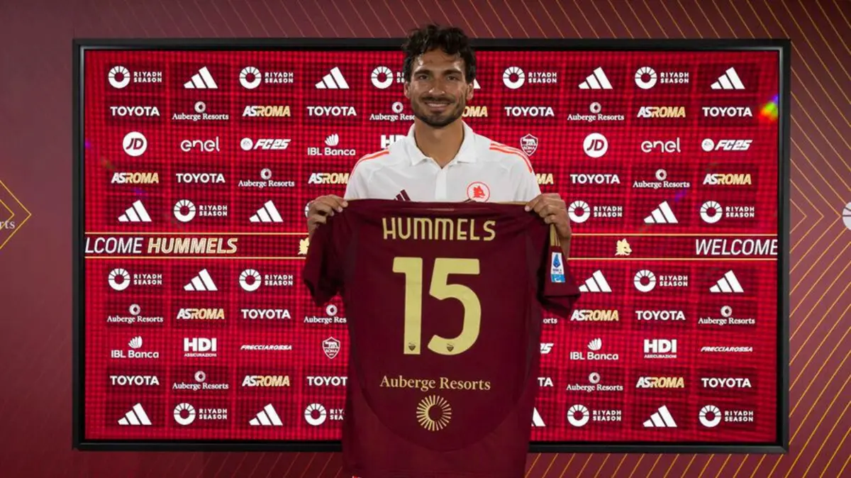 Imagem de contexto do artigo Oficial: Mats Hummels anunciado como reforço da Roma