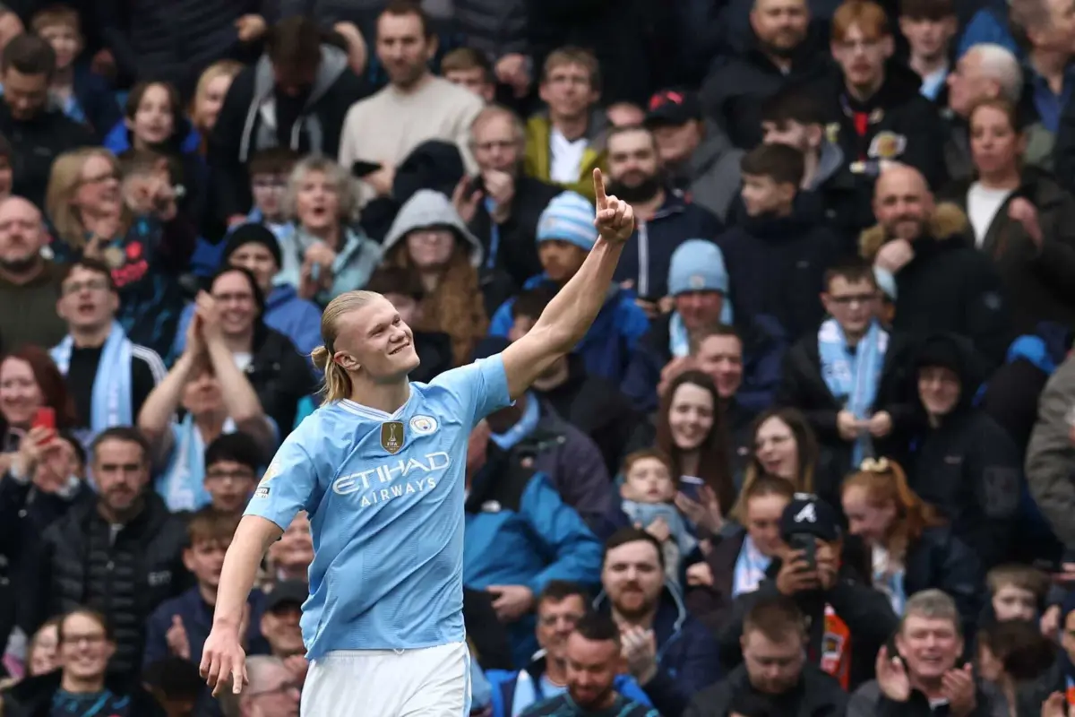 Haaland venceu prémio de 2023 e voltou a ser nomeado (créditos: AFP)