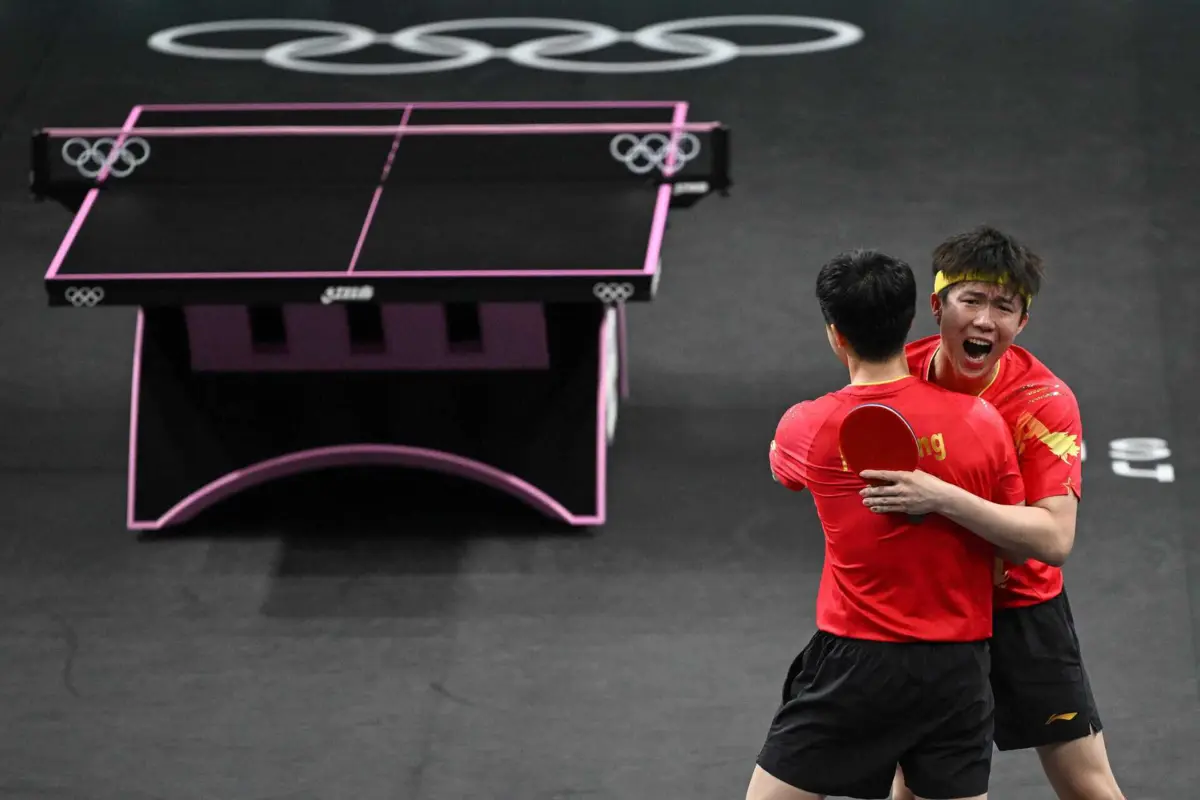 China reforça hegemonia vencendo as seis competições do ténis de mesa (créditos: JUNG Yeon-je / AFP)
