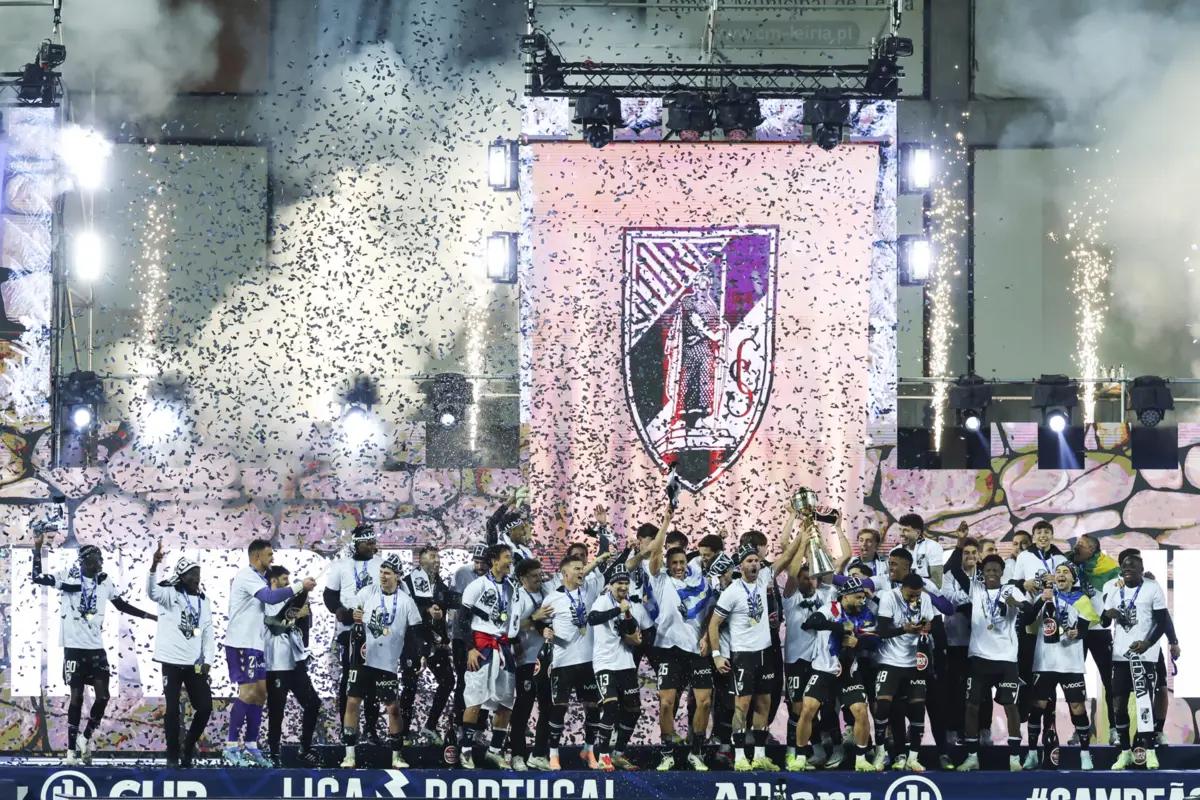 O Vitória de Guimarães venceu a final da Taça da Liga contra o Braga