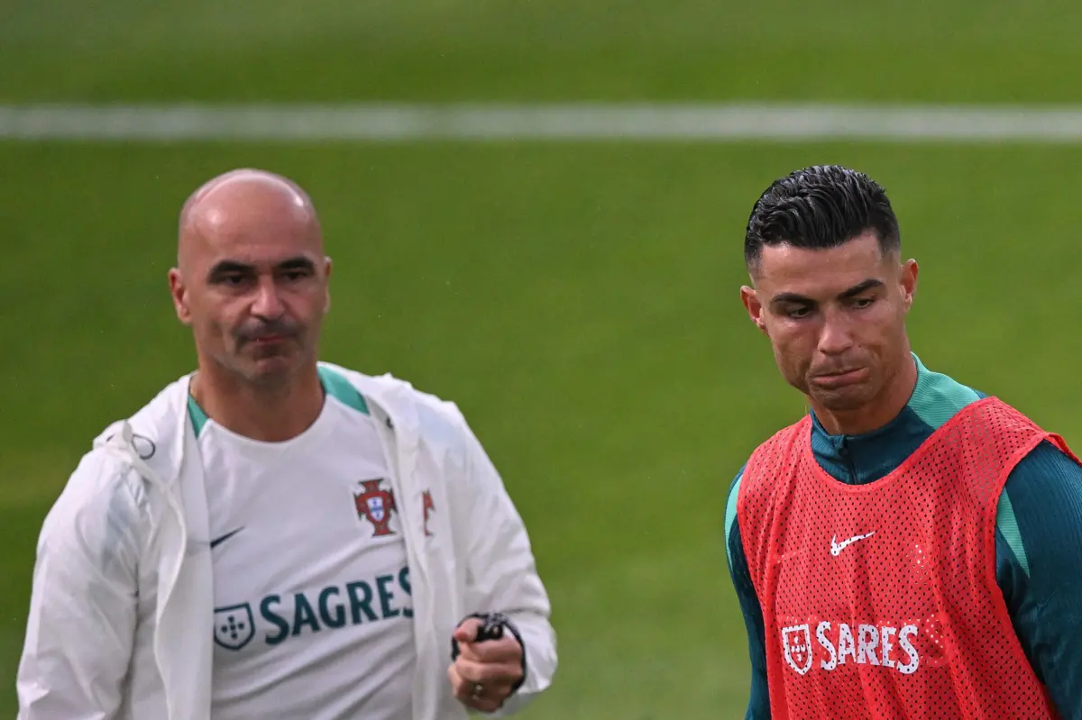 Roberto Martínez e Ronaldo