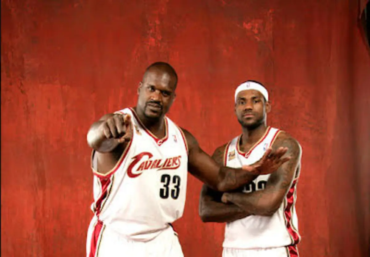 Shaq e LeBron em 2009