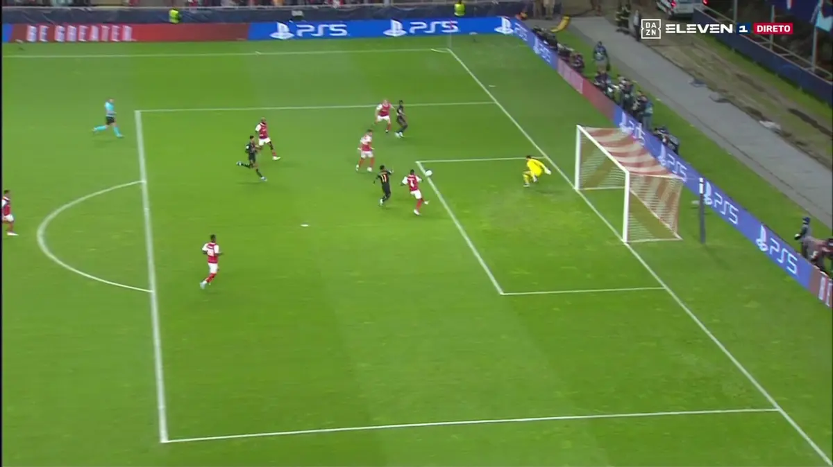 Imagem de contexto do artigo Braga-Real Madrid: Rodrygo inaugurou desta forma o marcador