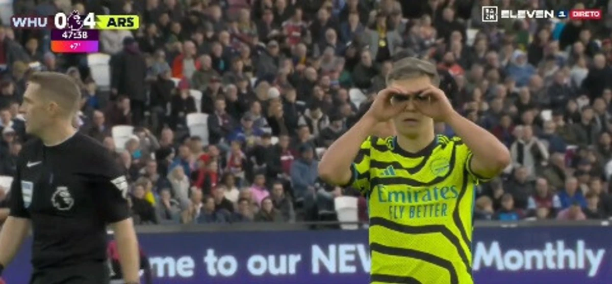 Trossard (créditos: DAZN)