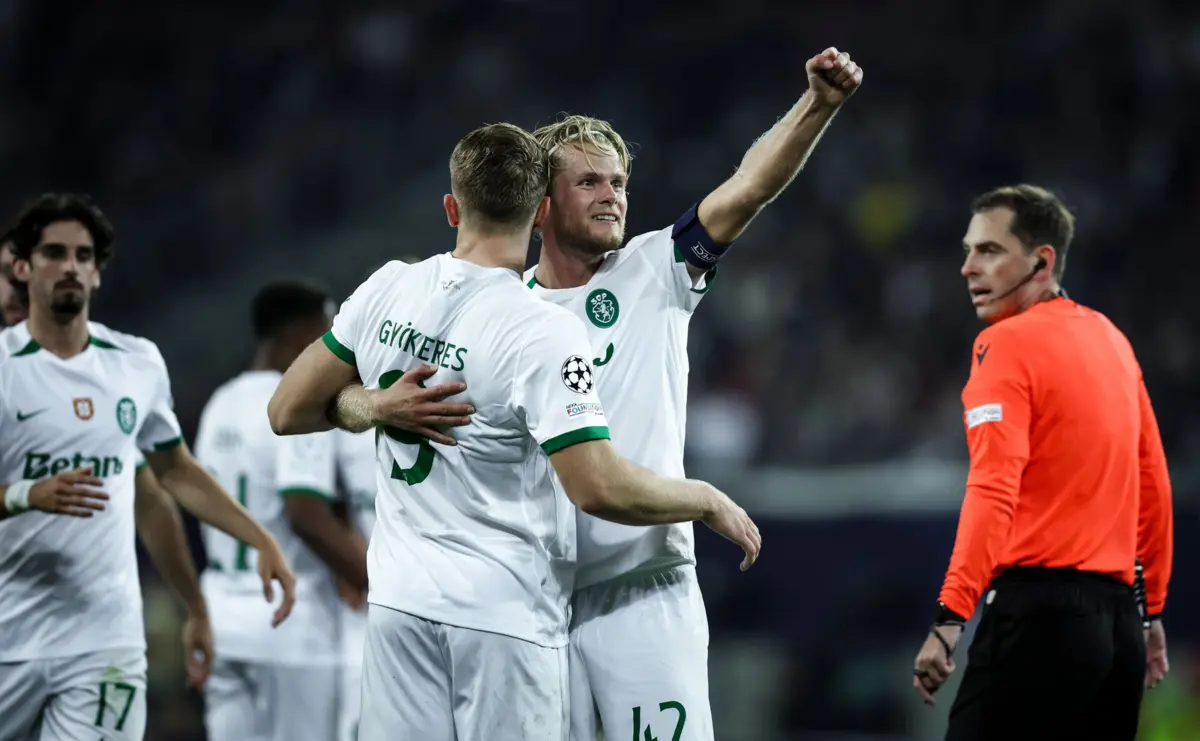 Gyokeres marcou o segundo golo do Sporting (Reprodução: Sporting)