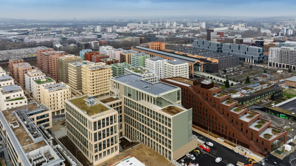 Aldeia olímpica na capital francesa (créditos: X/@Paris2024)