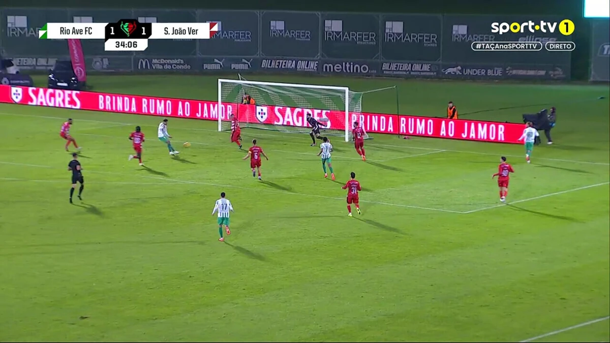 Imagem de contexto do artigo Clayton marca pelo quarto jogo seguido e empata o Rio Ave-São João de Ver. Ora veja