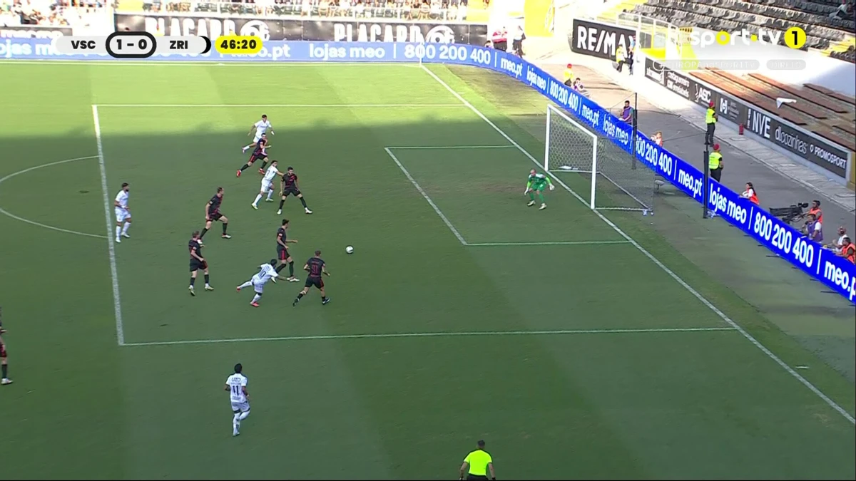 Imagem de contexto do artigo V. Guimarães faz dois golos contra o Zrinjski a abrir a segunda parte. Ora veja