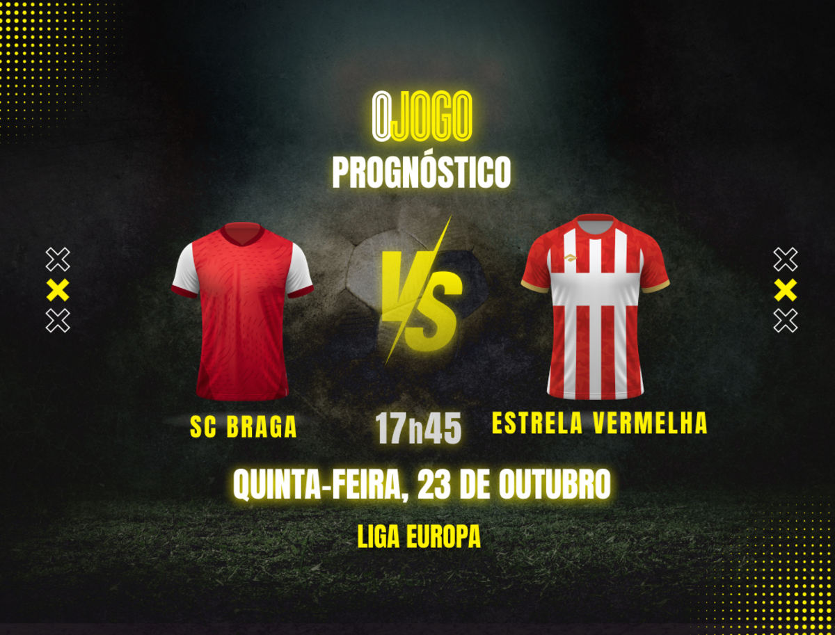 Imagem de contexto do artigo Prognóstico SC Braga vs Estrela Vermelha: Liga Europa