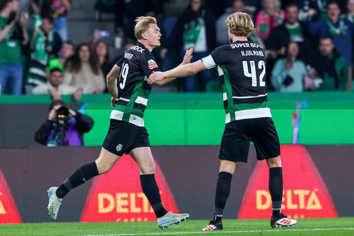 Harder e Hjulmand (créditos: EPA)