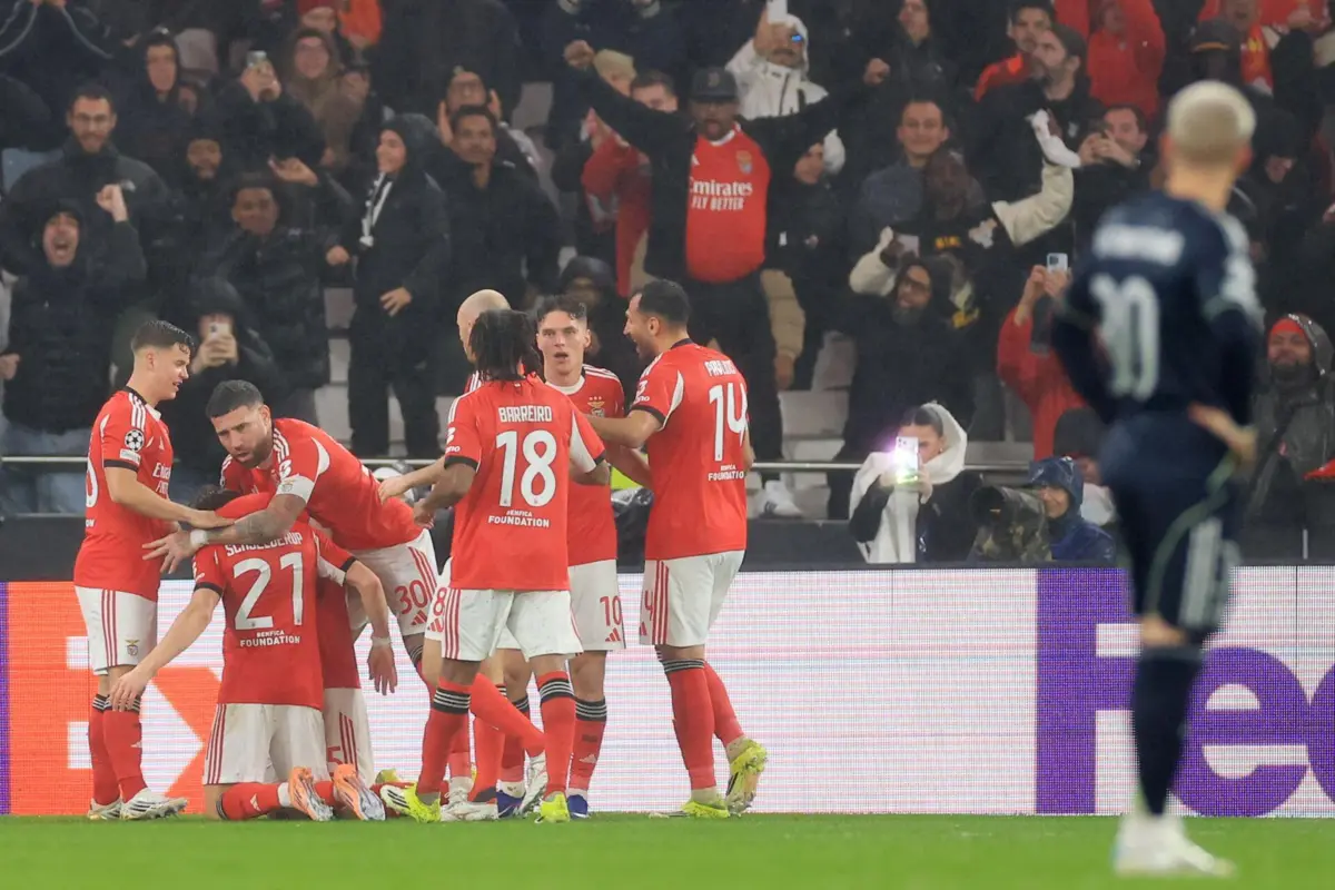 Benfica derrotou o Real Madrid por 4-2