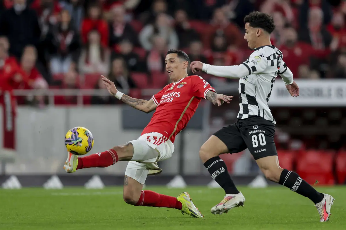 Berna, médio do Boavista, convocado para a seleção de Angola (créditos: Gerardo Santos / Global Imagens)