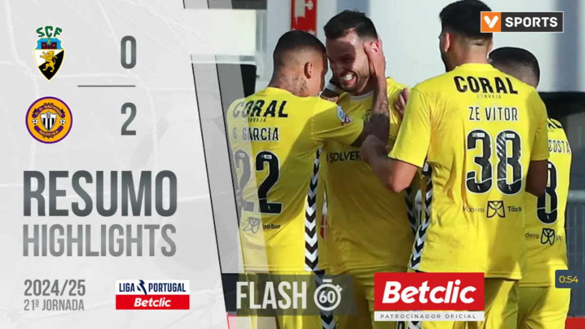 Imagem de contexto do artigo Recorde os golos da vitória do Nacional em casa do Farense