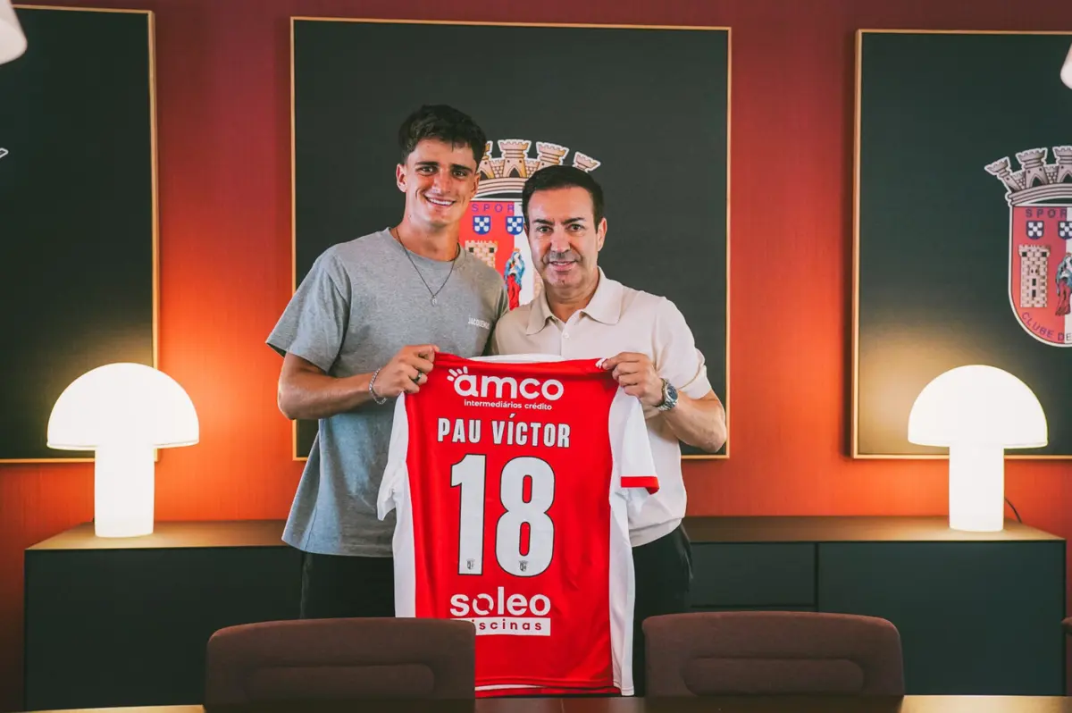 Pau Víctor com António Salvador (Créditos: Braga)