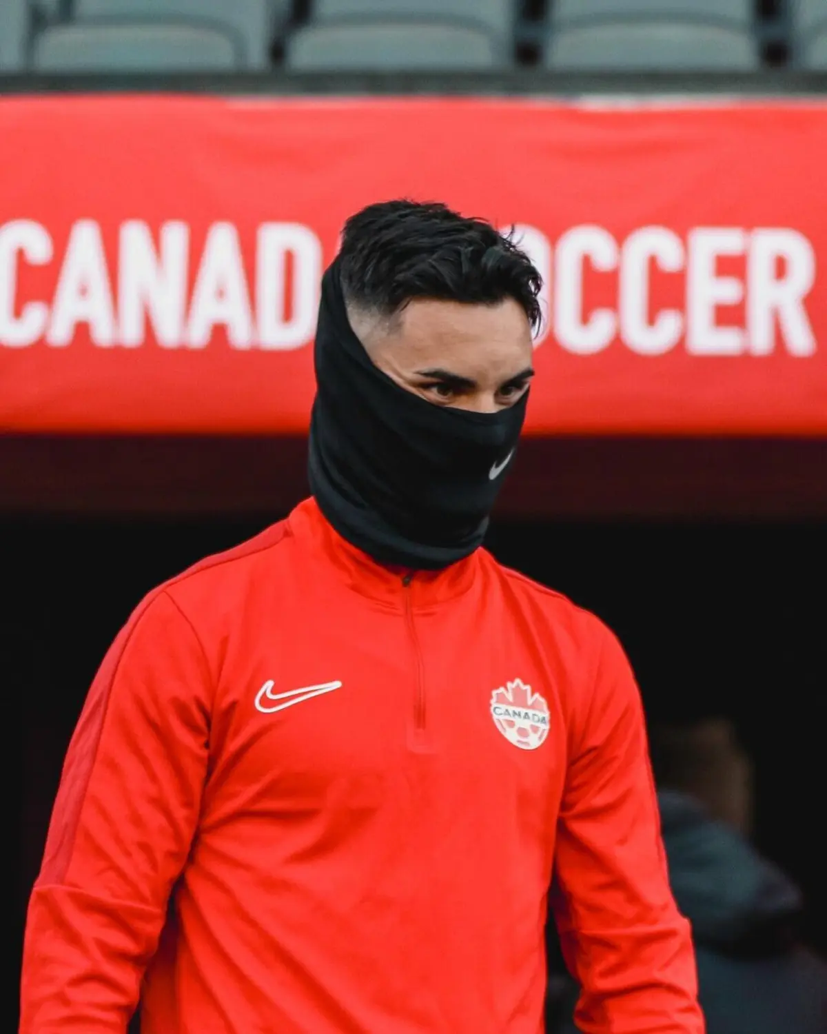 Eustáquio no treino do Canadá