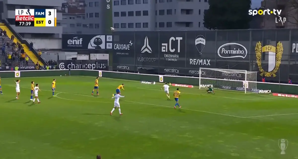 Imagem de contexto do artigo Zabiri em grande no Famalicão: veja o bis contra o Estoril