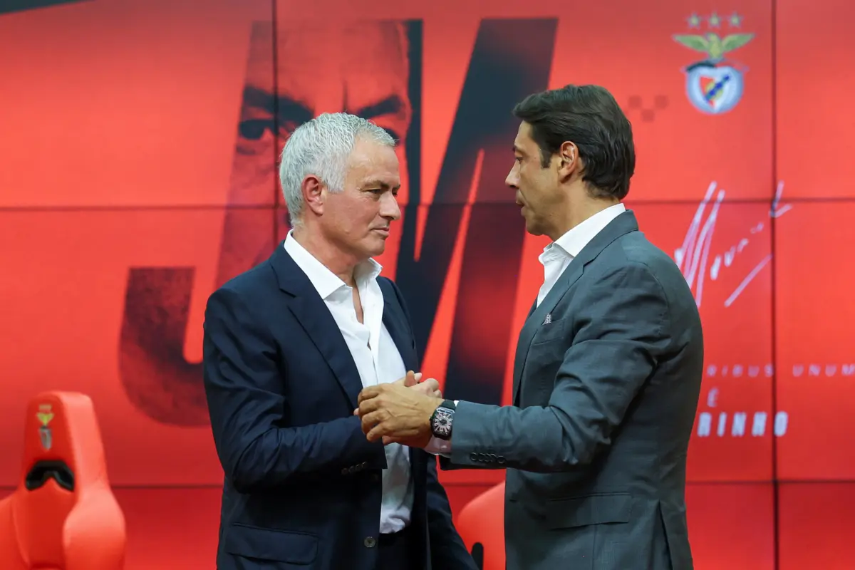 José Mourinho e Rui Costa