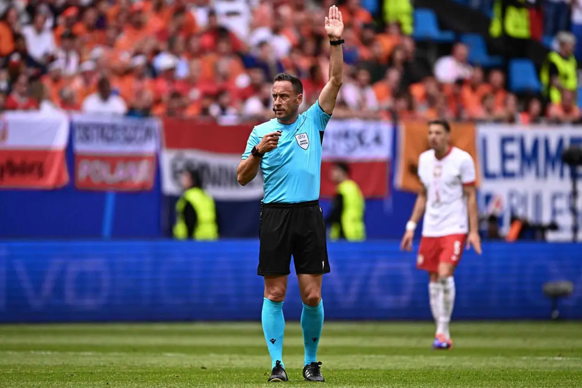 Artur Soares Dias no Euro'2024 (Créditos: AFP)