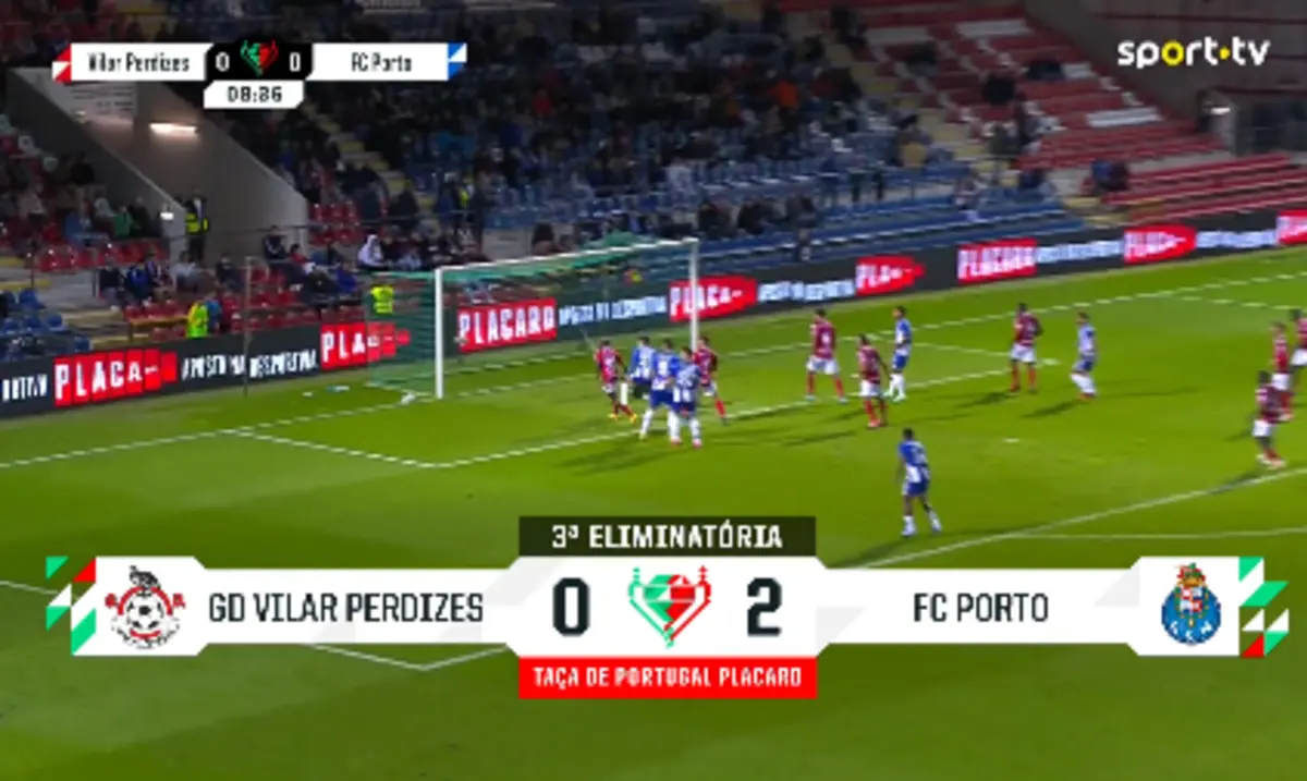 Imagem de contexto do artigo FC Porto impõe-se ao Vilar de Perdizes e segue na Taça de Portugal. Veja o resumo