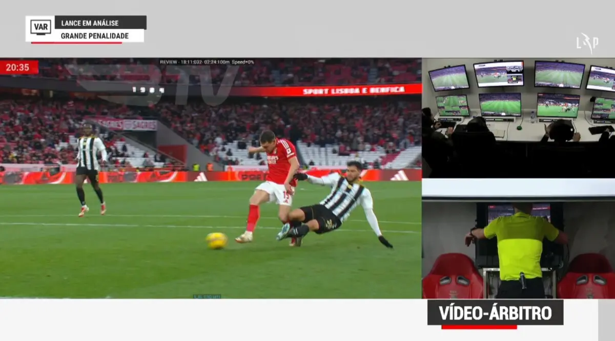 Imagem de contexto do artigo Benfica-Nacional: Belotti sofre penálti e Kokçu faz o 2-0. Veja os lances