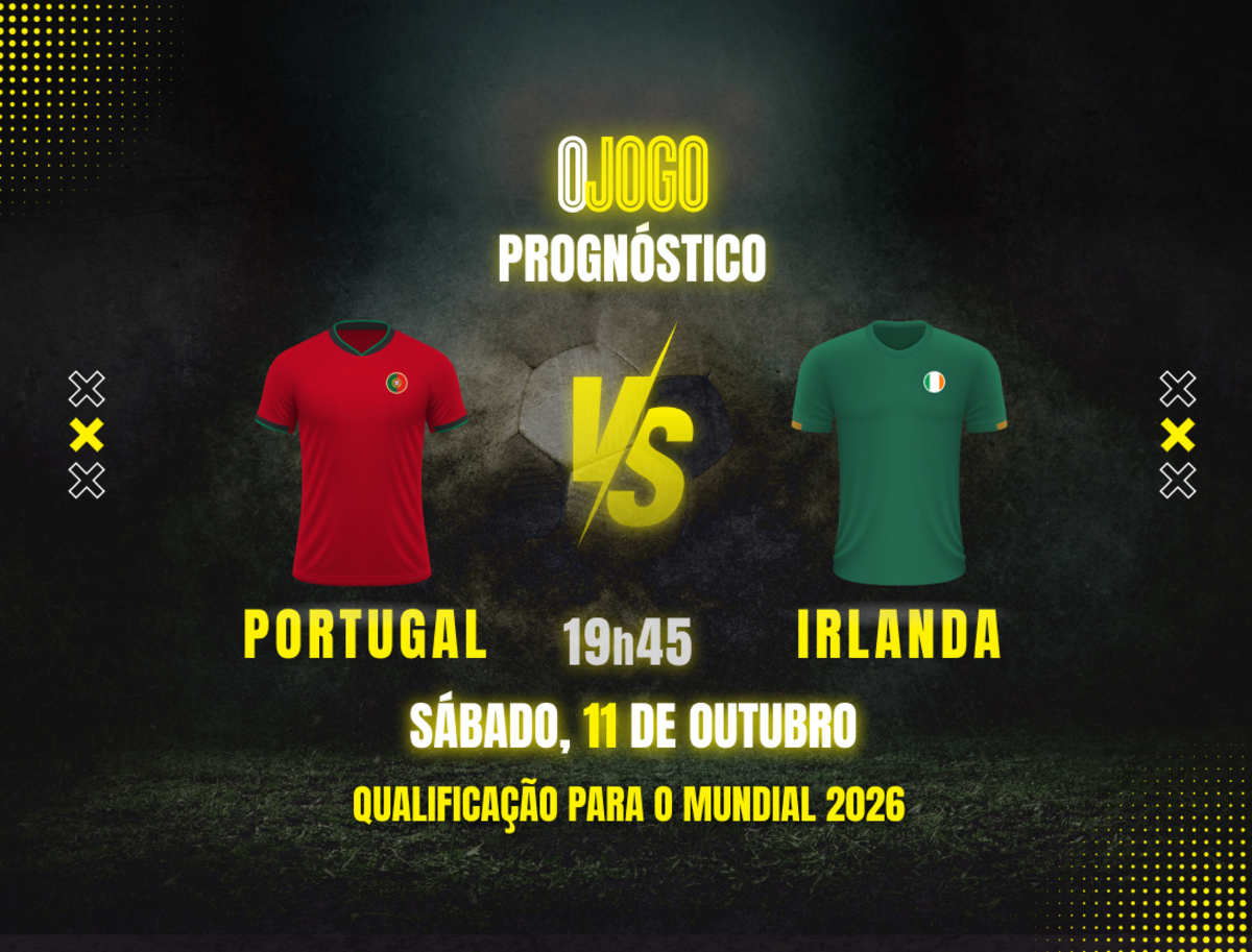 Imagem de contexto do artigo Prognóstico Portugal vs Irlanda: Dicas e Odds para o Mundial