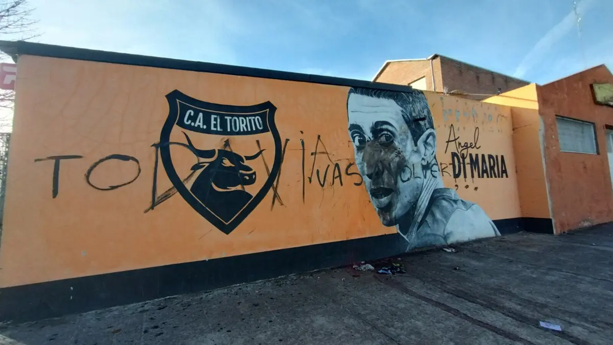 Imagem de contexto do artigo Mural de Di María vandalizado em Rosario, terra natal do extremo