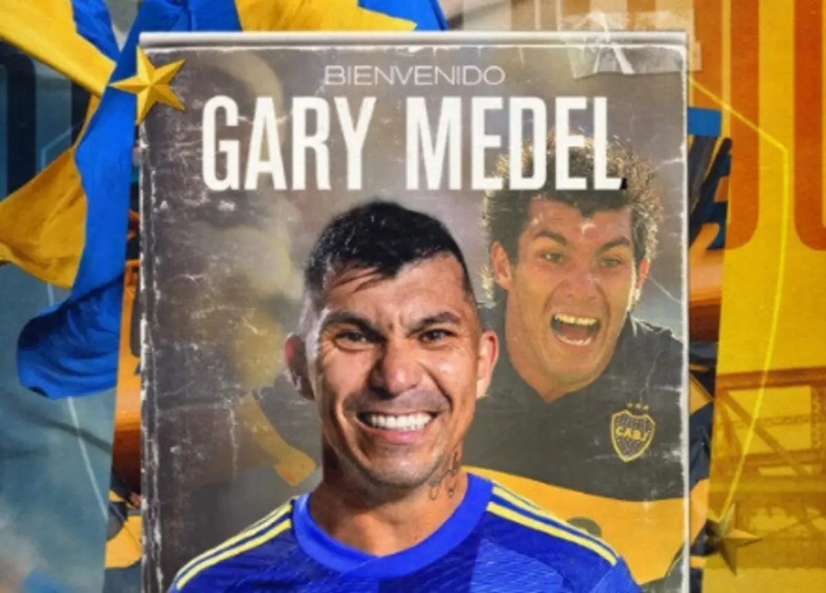 Gary Medel (créditos: Boca Juniors)