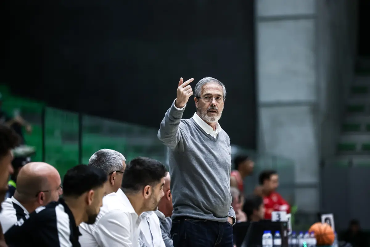 Luís Magalhães, treinador do Sporting