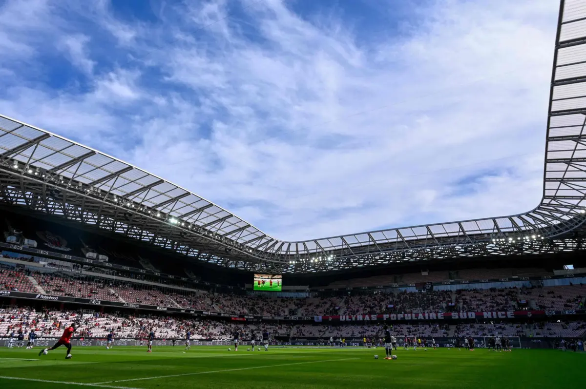 O palco do Nice-Braga
