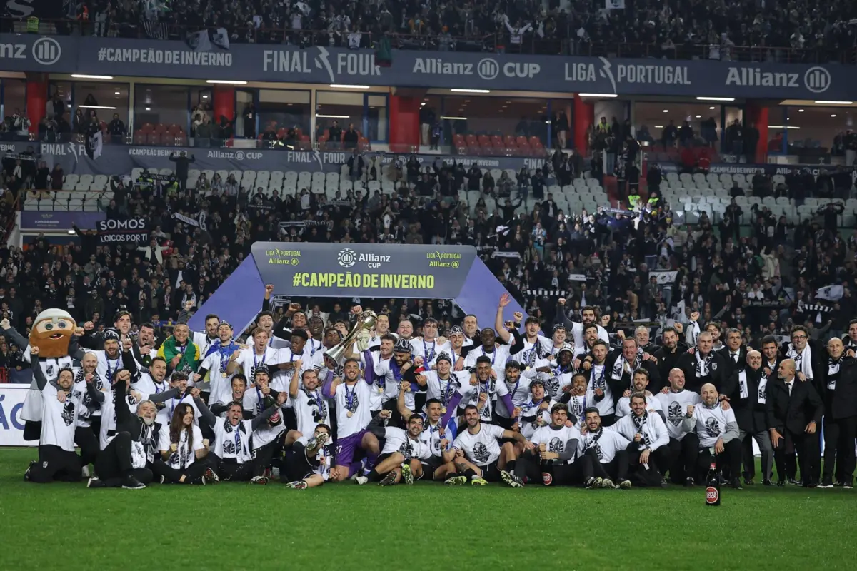 Vitória venceu a Taça da Liga pela primeira vez na história