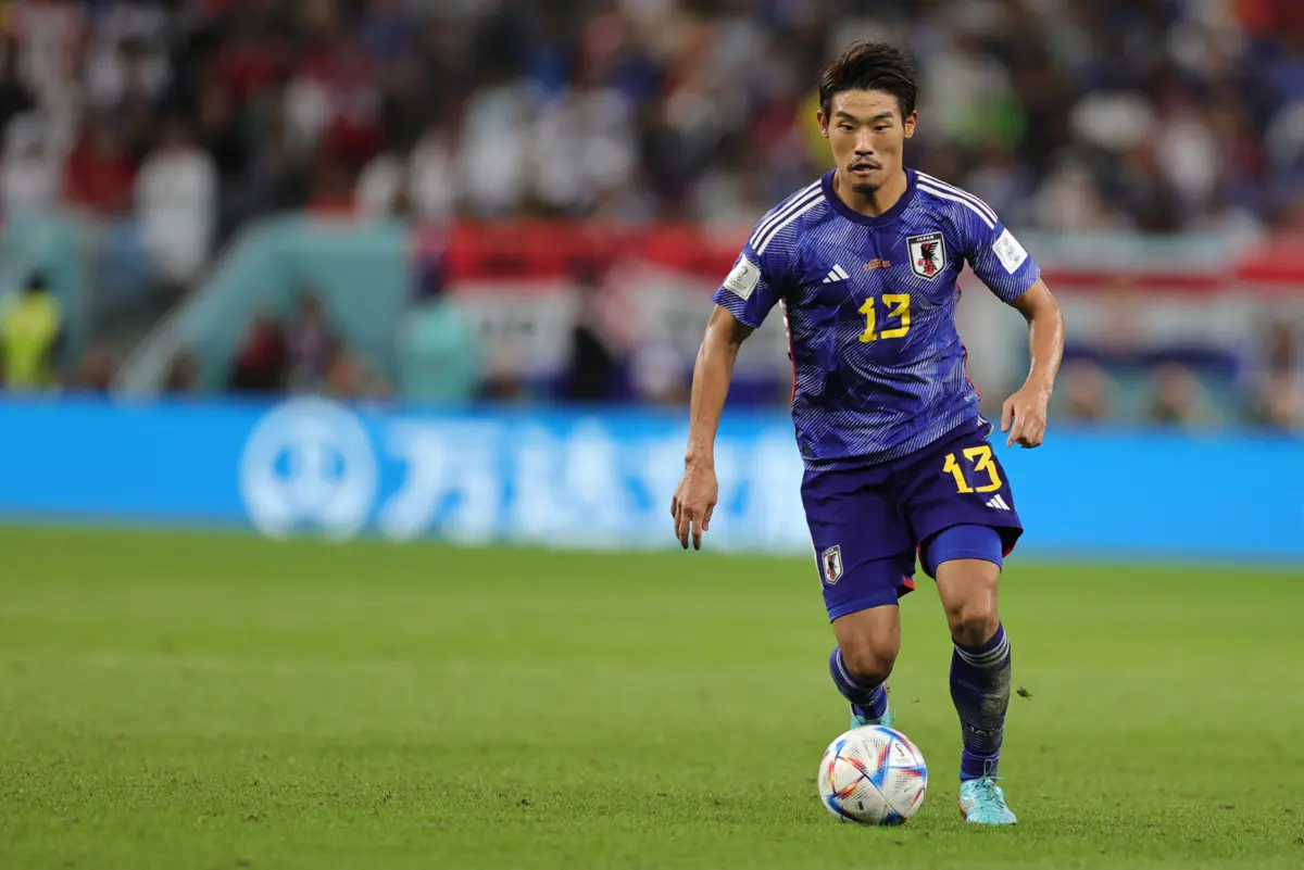 Morita com a camisola do Japão (Créditos: EPA)