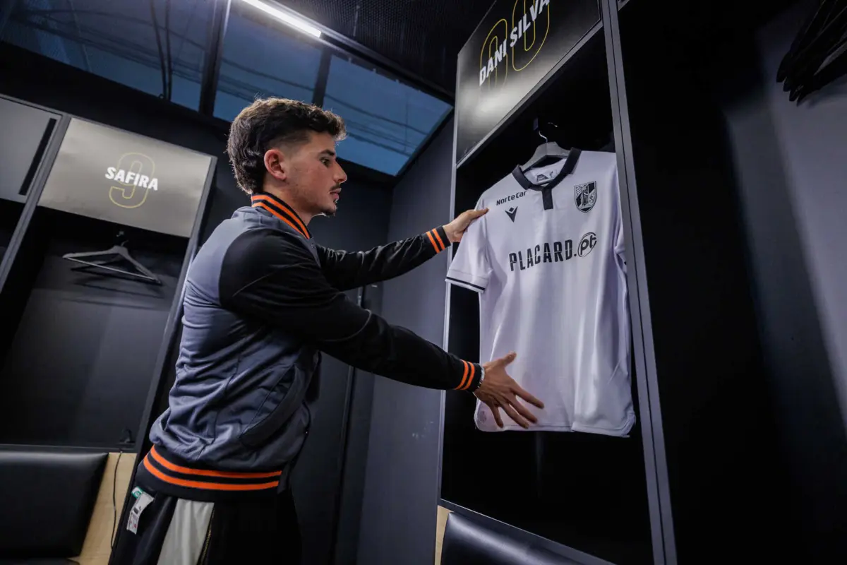 Dani Silva, jogador do V. Guimarães (Fotografia: Miguel Pereira/Global Imagens)