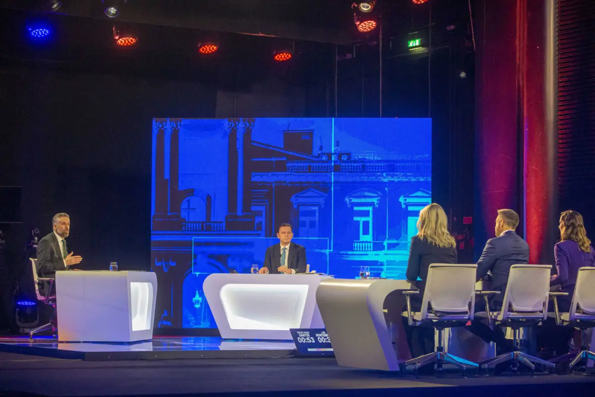 Debates em canal aberto com menos audiências do que em 2022