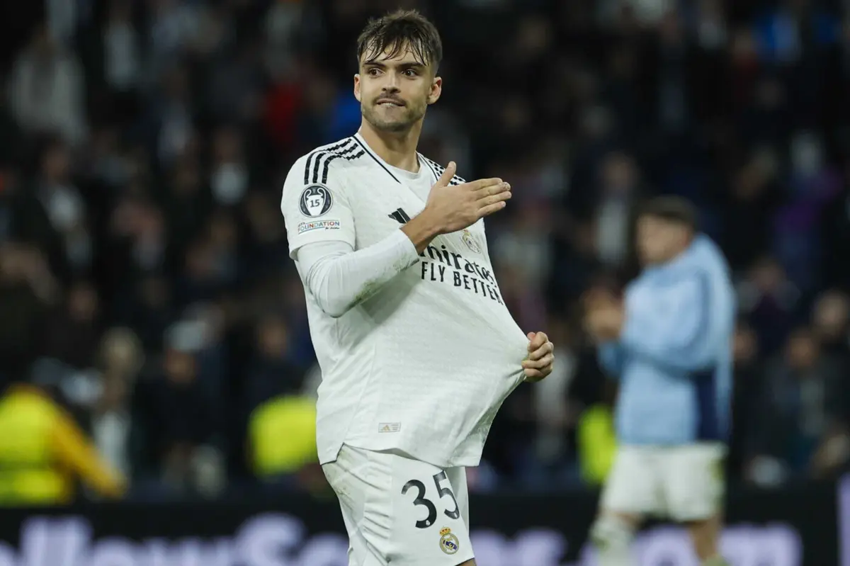 Raúl Asencio, defesa do Real Madrid (créditos: EPA)