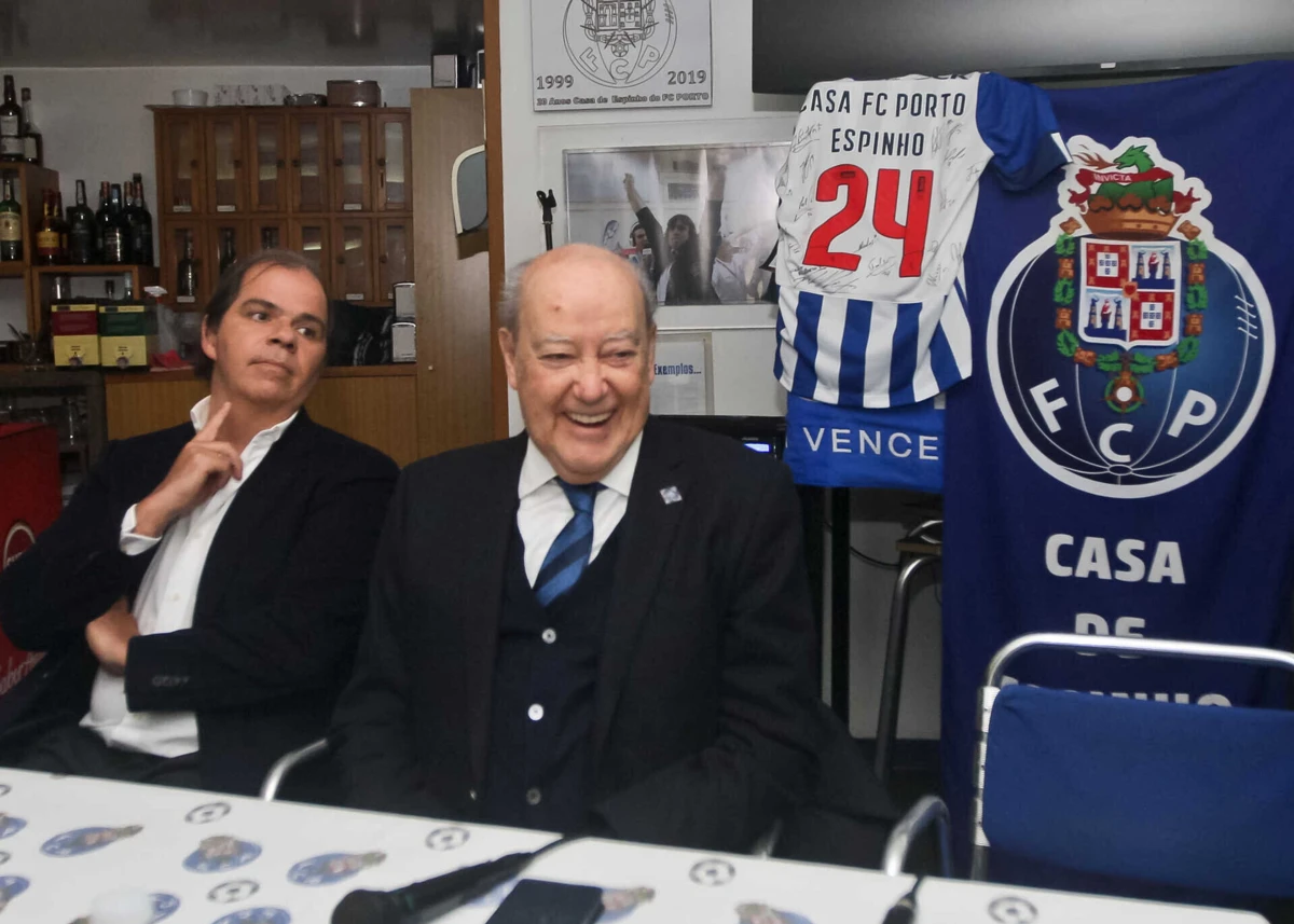 João Rafael Koehler com Pinto da Costa