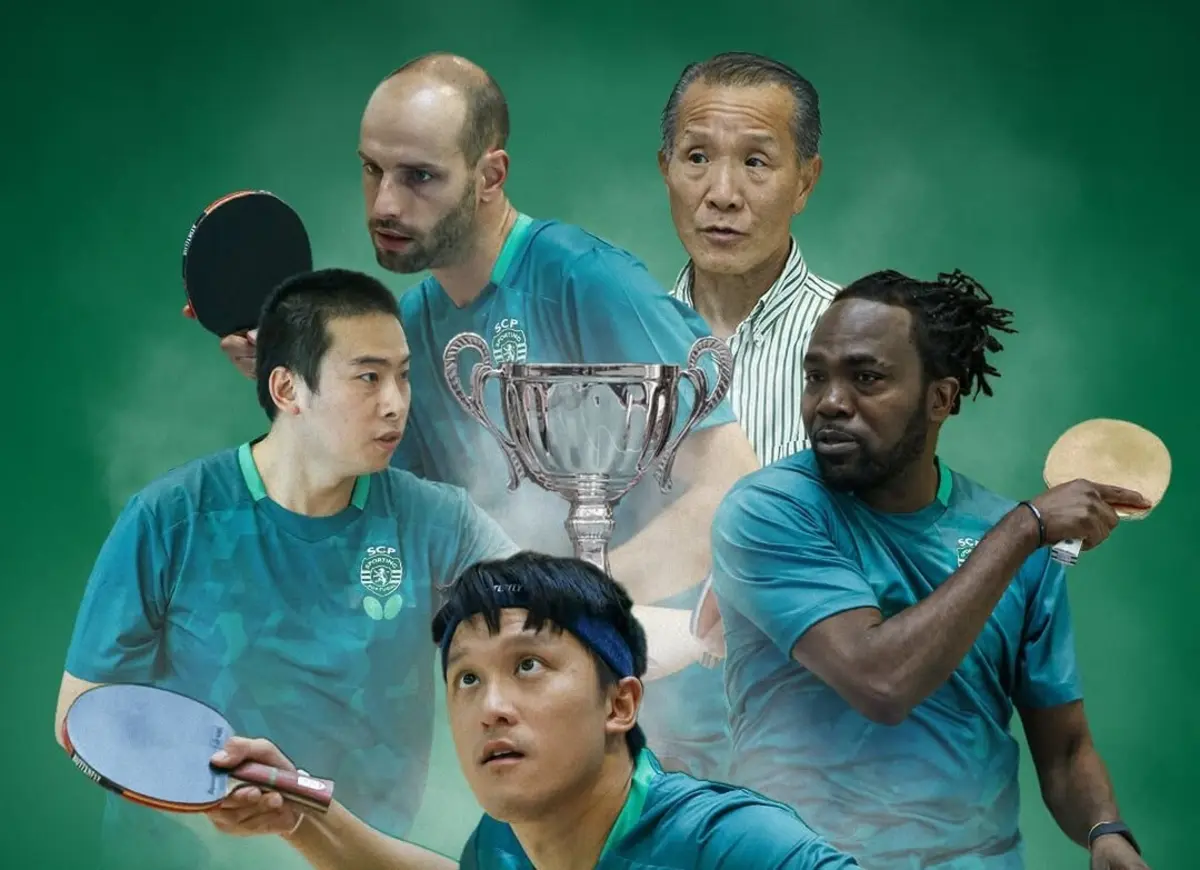 Equipa leonina de ténis de mesa