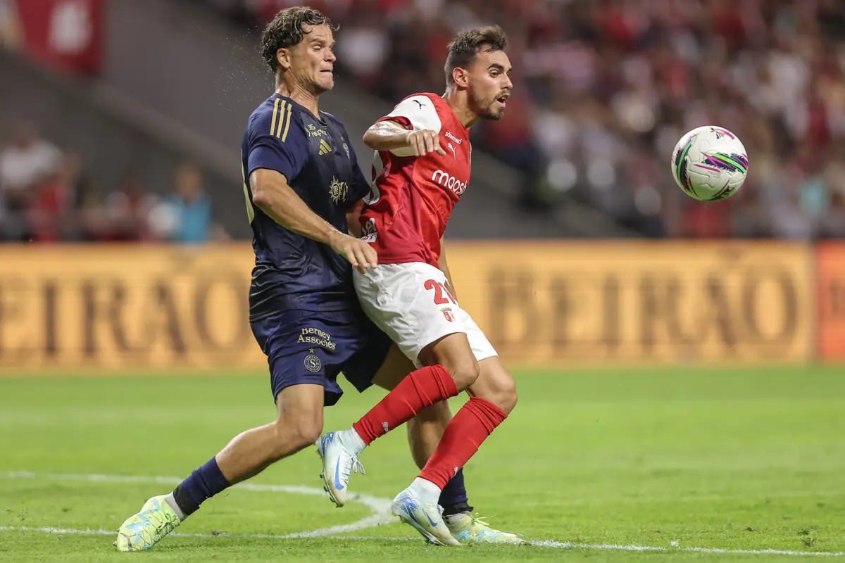 Ricardo Horta no Braga-Servette (Créditos: Miguel Pereira Global Imagens)