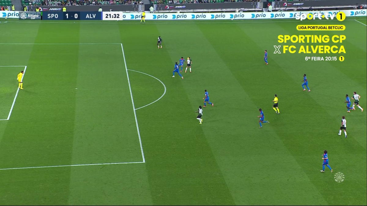 Imagem de contexto do artigo Sporting-Alverca: Ioannidis serve de bandeja para golo de Quenda. Ora veja