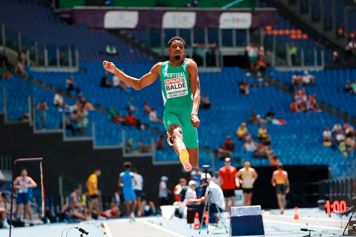Gerson Baldé (Créditos: Federação Portuguesa de Atletismo)