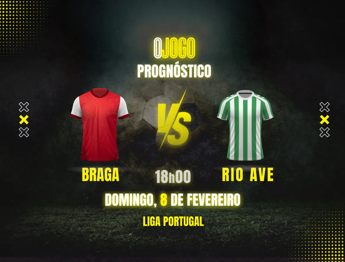 Imagem de contexto do artigo Prognóstico Braga vs Rio Ave: Dicas - Liga Portugal