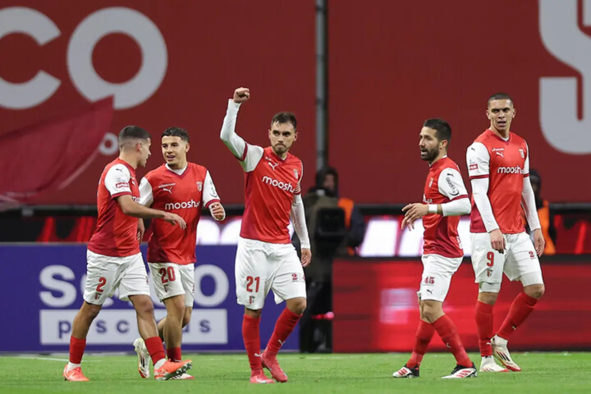 O golo de livre direto do Braga foi o único da I Liga marcado numa zona lateral