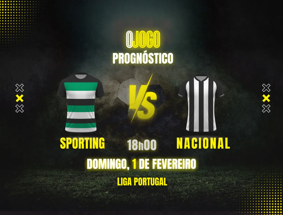 Imagem de contexto do artigo Prognóstico Sporting vs Nacional: Dicas e Odds para a Liga Portugal