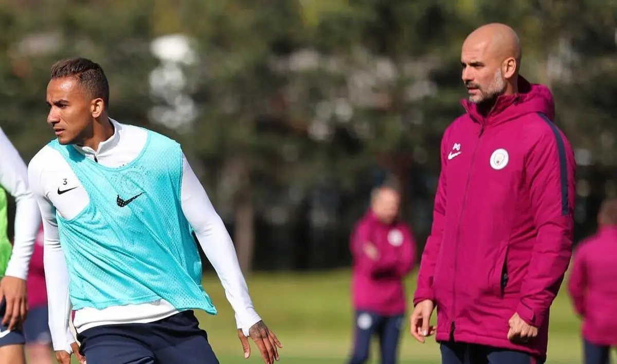 Danilo e Guardiola (créditos: Instagram/daniluiz2)