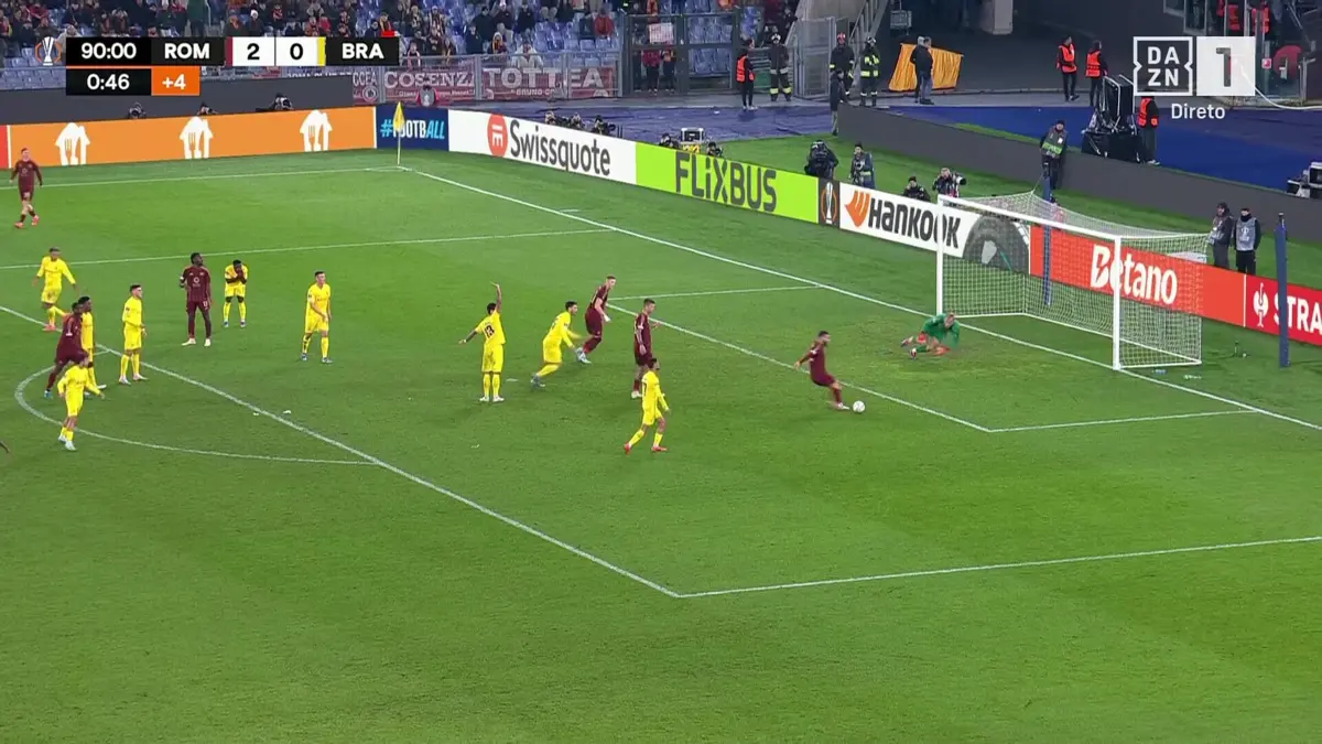 Imagem de contexto do artigo Hermoso sai do banco para fechar o resultado no Roma-Braga. Ora veja