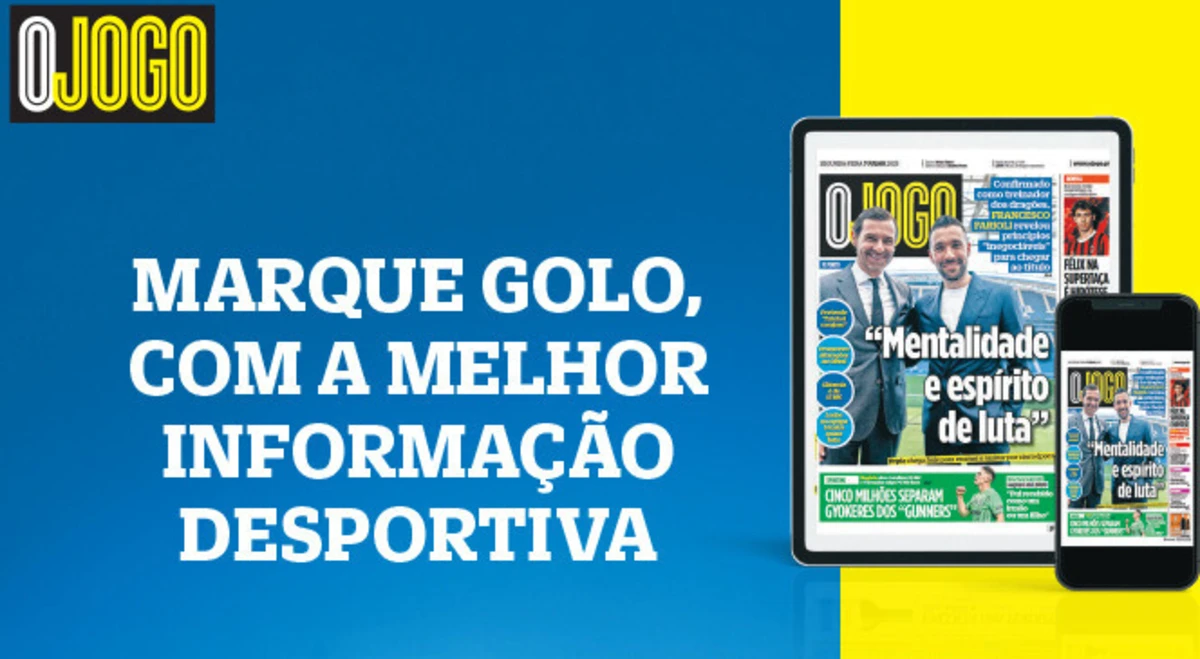 Imagem de contexto do artigo Assinatura digital O JOGO: marque golo com a melhor informação desportiva