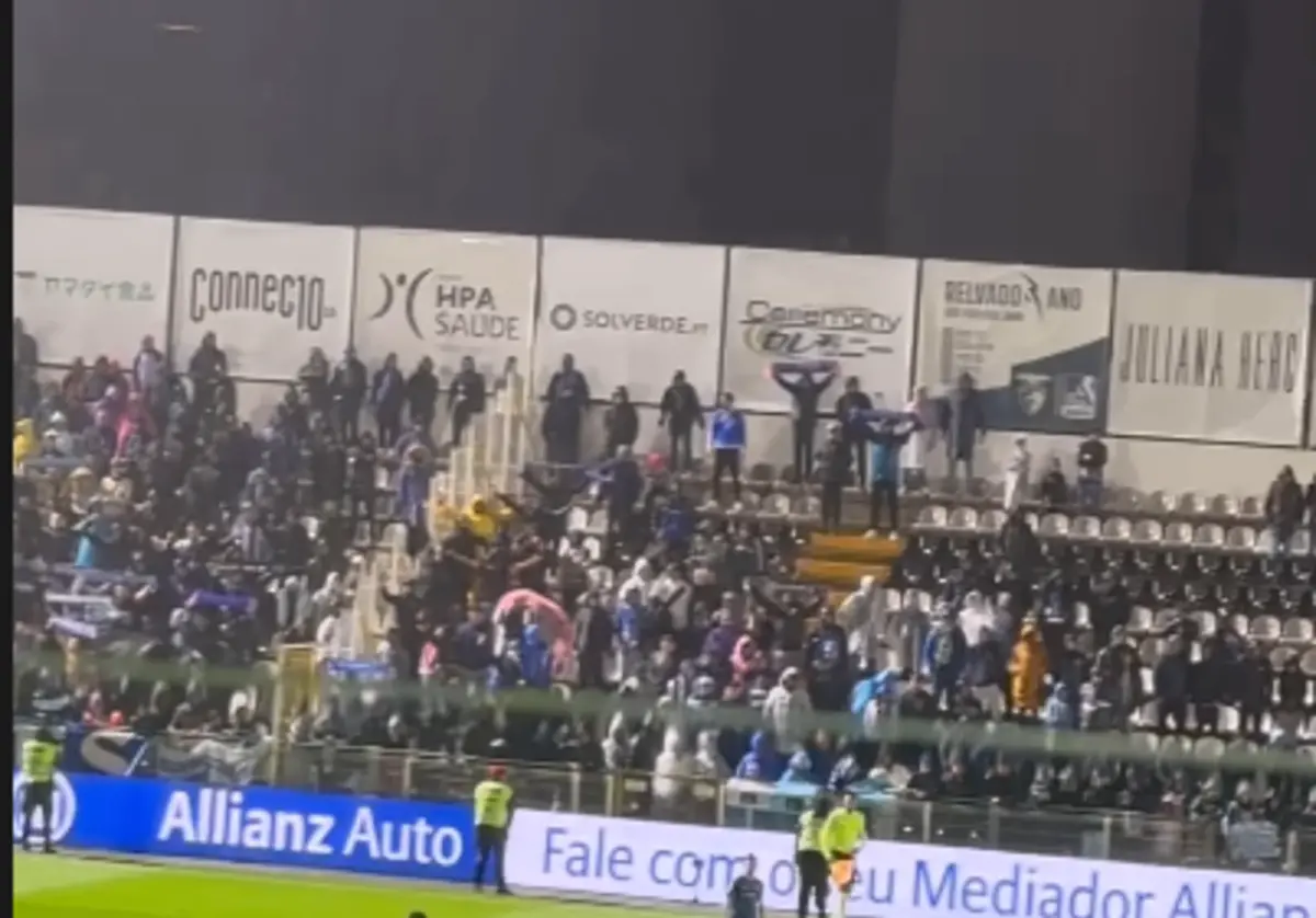 Imagem de contexto do artigo Chuva em Portimão e Baía partilha vídeo: "Os melhores adeptos do mundo"