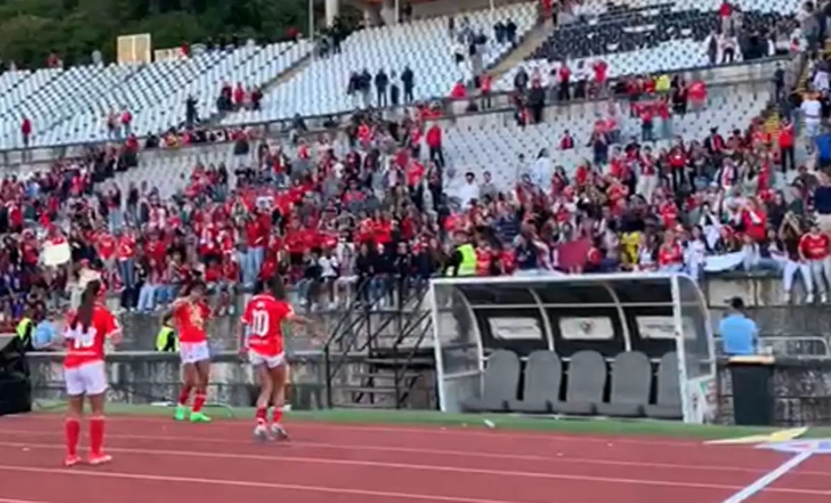 Imagem de contexto do artigo Benfica vence Taça de Portugal: Jéssica e Kika fazem a festa no Jamor